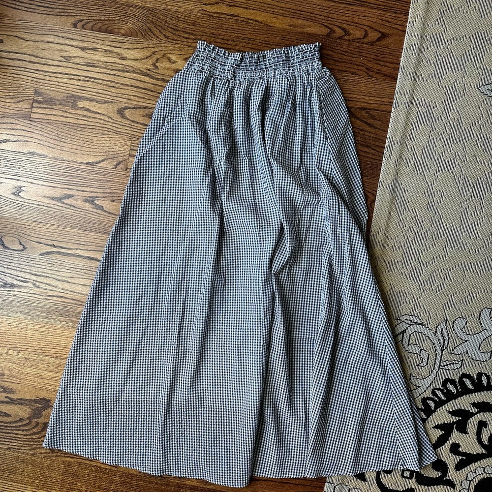 Agnes and Dora, navy and white gingham ball skirt 2XL ￼